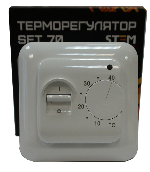 Терморегулятор уменьшает потребляемую мощность теплого пола